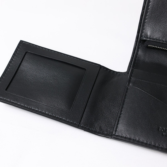 Bottega Veneta Bi-Fold Wallet Coin Purse Black - Picture 6 of 9